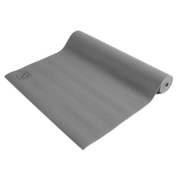 Tapete de yoga EVA cinza 173 × 61 × 0,4 cm — foto de referência