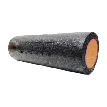 Rolo de espuma preto 45 × 15 cm — foto de referência